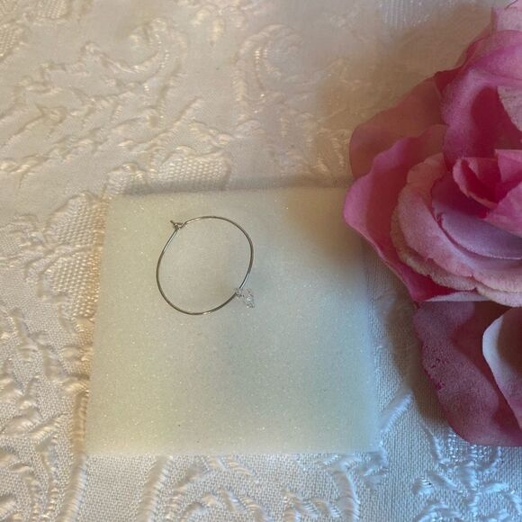💥Swarovski Hoop Crystal pierced  Fashion Earrings - Picture 12 of 14
